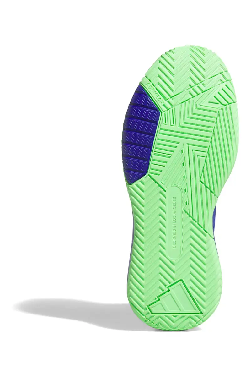 Scarpe da basket blu e verdi con ammortizzazione Lightmotion Adidas Ownthegame 3 [BLU miniatura 5