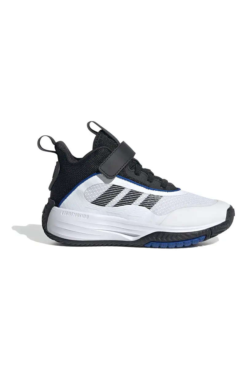 Scarpe da basket nere e bianche Adidas Ownthegame 3.0 K [BIANCO