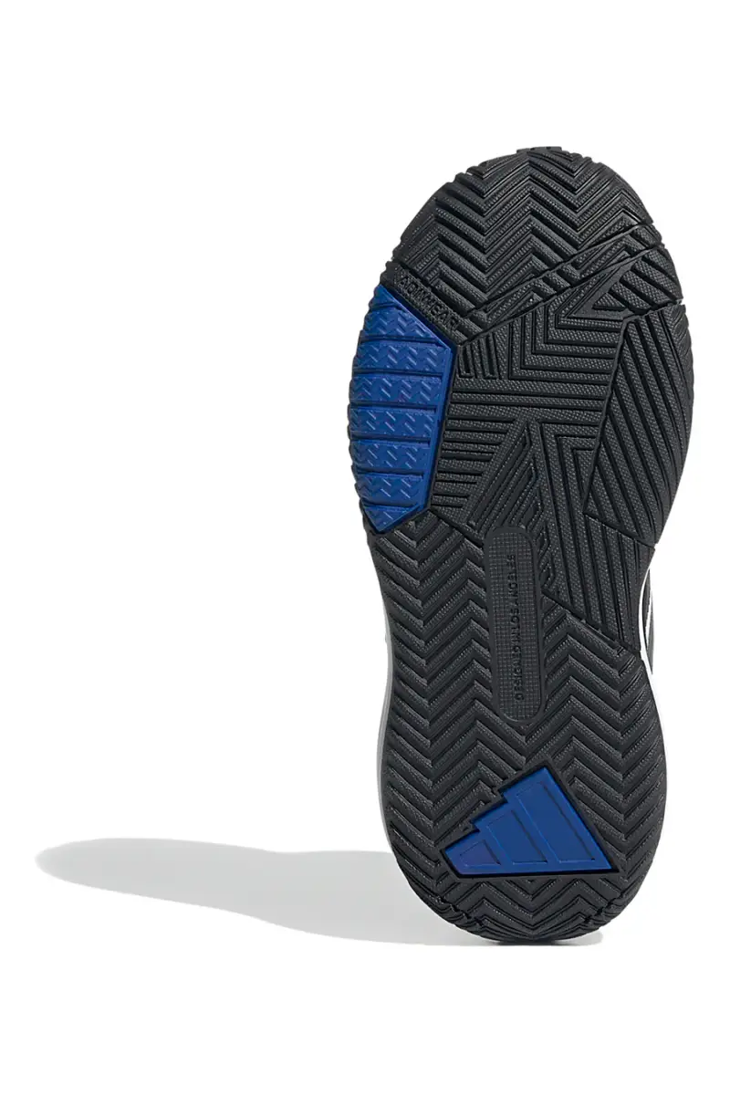 Scarpe da basket nere e bianche Adidas Ownthegame 3 0 K [BIANCO miniatura 4