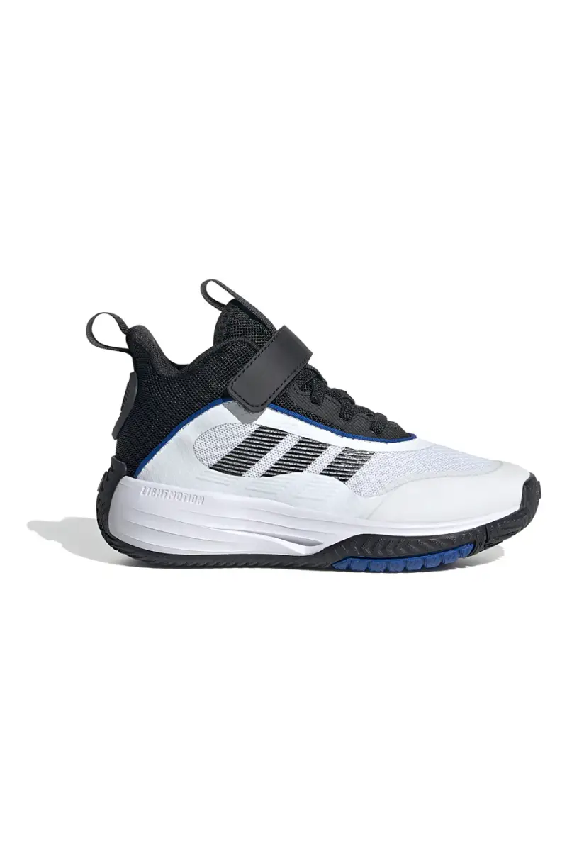 Scarpe da basket nere e bianche Adidas Ownthegame 3 0 K [BIANCO