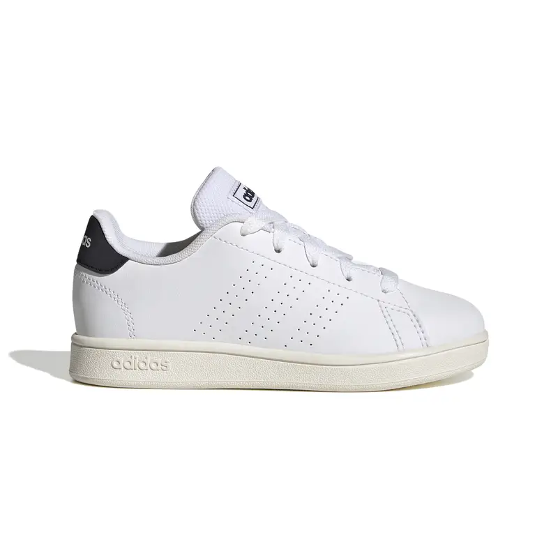 Scarpe da basket stringate per bambini adidas Advantage Blanc