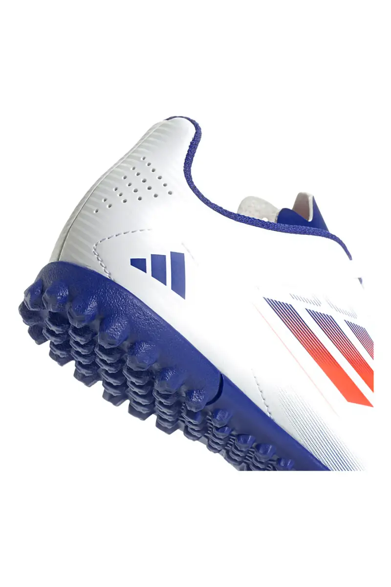 Scarpe da calcetto bianche e blu per terreni sintetici Adidas F50 Club TF J [BIANCO] miniatura 2