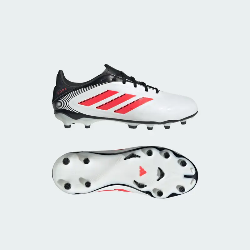 Scarpe da calcio Copa Pure 3 League Firm/Multi-Ground Junior Cloud White