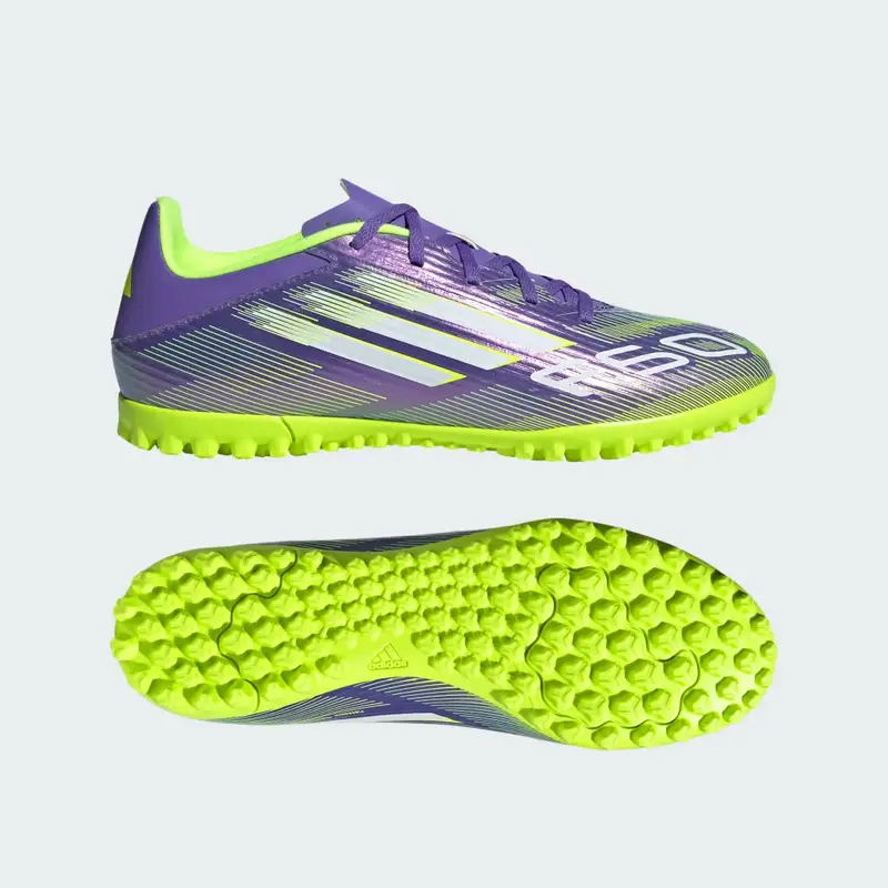 Scarpe da calcio F50 Club erba sintetica Purple Rush