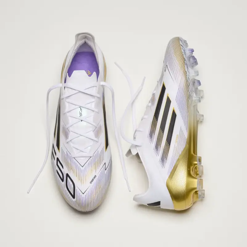 Scarpe da calcio F50 Elite Firm Ground Cloud White miniatura 4