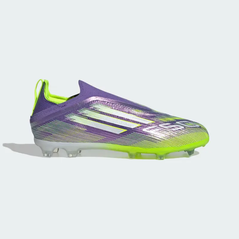 Scarpe da calcio F50 Elite Laceless per Terreni Compatti Bambini Purple Rush miniatura 2