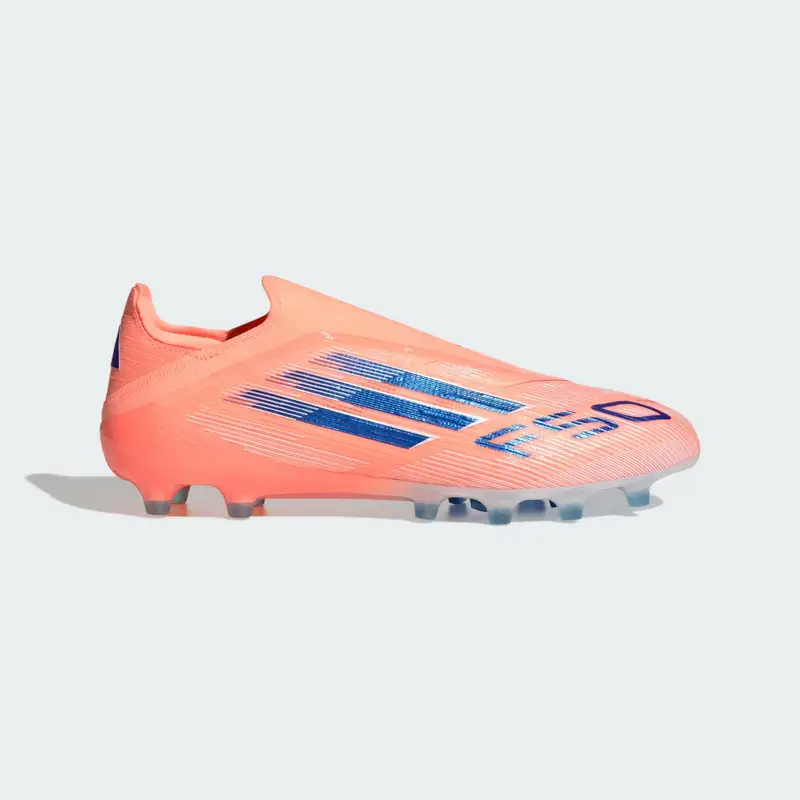 Scarpe da calcio F50 Elite senza lacci per erba artificiale Beam Orange miniatura 2