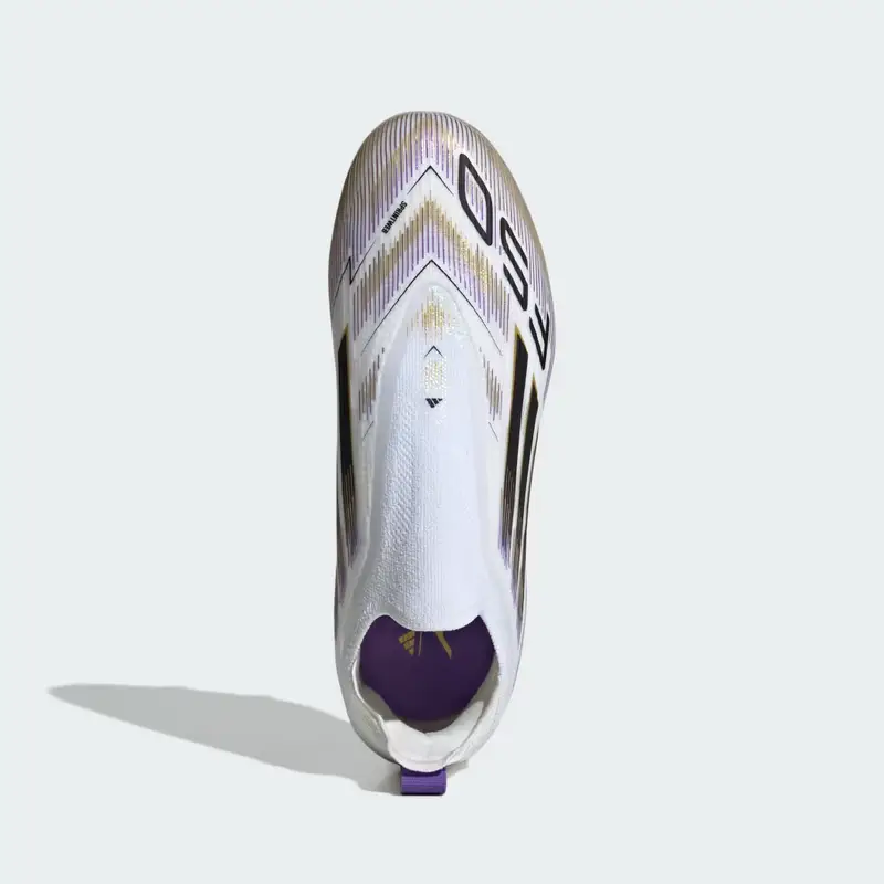 Scarpe da calcio F50 Elite senza lacci per Terreni Compatti Bambini Cloud White miniatura 3