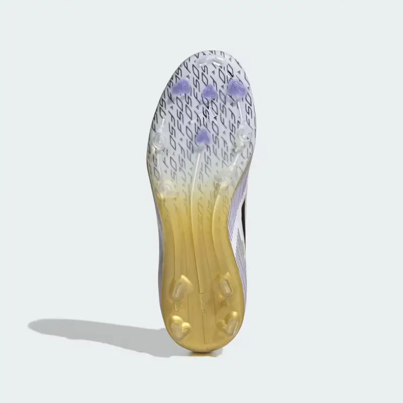 Scarpe da calcio F50 Elite senza lacci per Terreni Compatti Bambini Cloud White miniatura 4