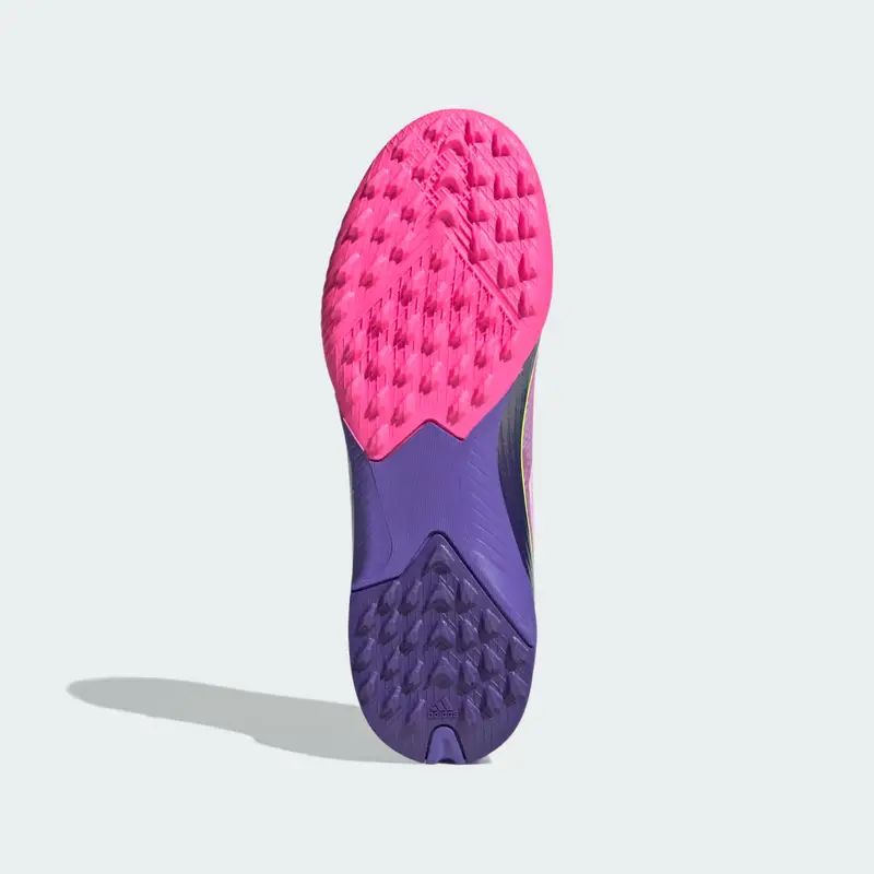 Scarpe da calcio F50 LEAGUE Laceless Turf Kids Purple miniatura 4