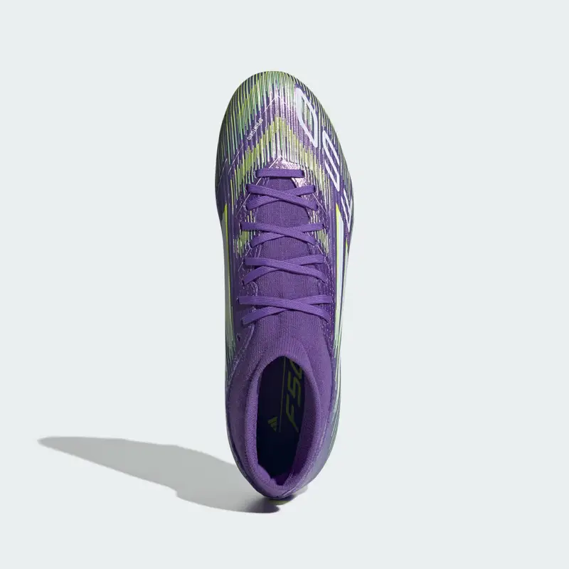 Scarpe da calcio F50 League per terreni compatti/multi-superficie Purple Rush miniatura 3
