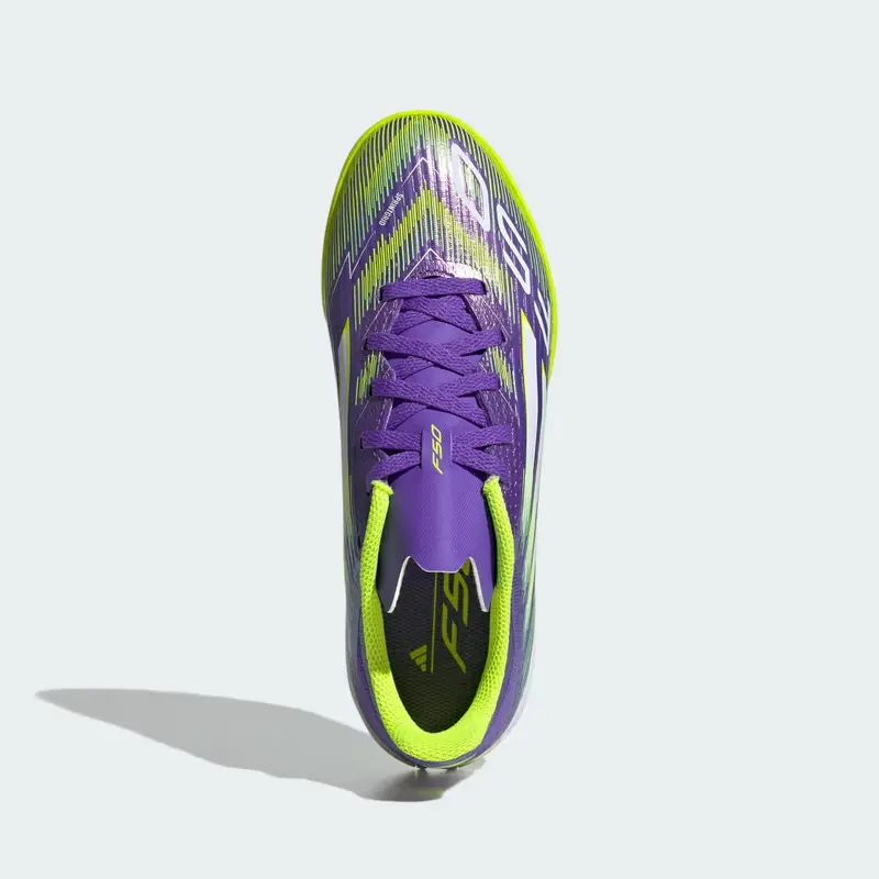 Scarpe da calcio F50 League Turf Bambini Purple Rush miniatura 3