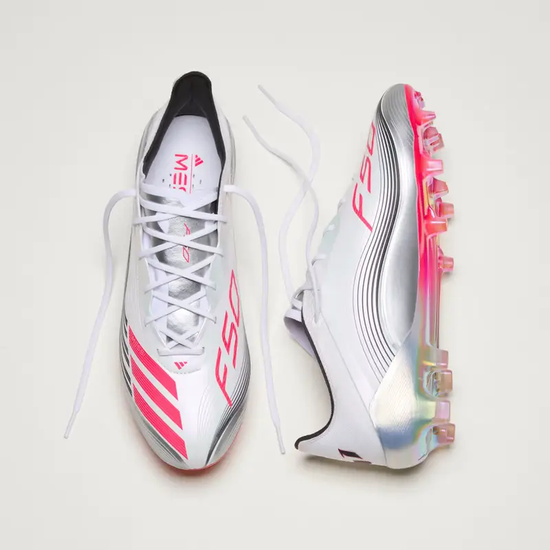 Scarpe da calcio F50 Messi Elite per terreni naturali compatti Cloud White miniatura 4