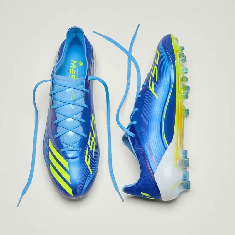 Scarpe da calcio F50 Messi Elite per terreni naturali compatti Royal Blue miniatura 4