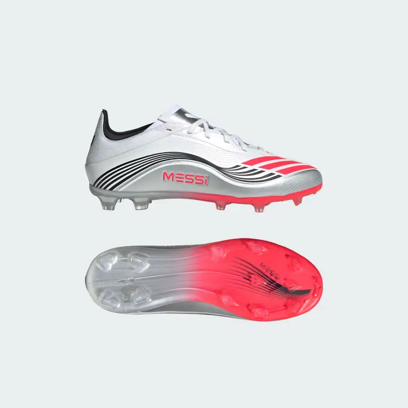 Scarpe da calcio F50 Messi EliteTerreni Compatti Bambini Cloud White