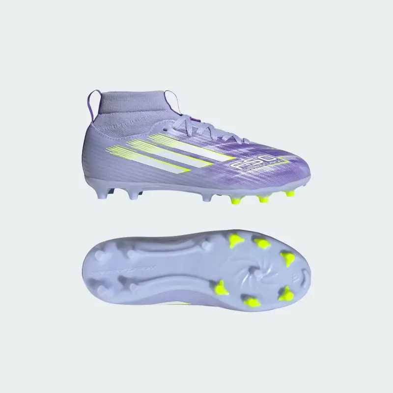 Scarpe da calcio F50 Sparkfusion League Terreno Compatto/Erba artificiale Bambini Violet Tone