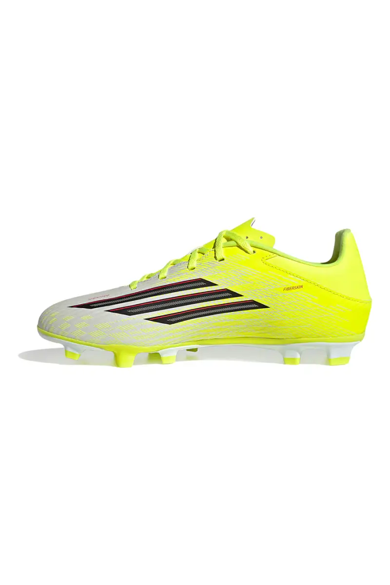 Scarpe da calcio giallo fluo FG/MG leggerezza e controllo Adidas F50 Club [BIANCO miniatura 3