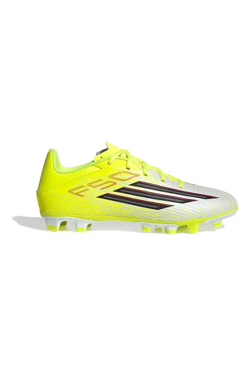 Scarpe da calcio giallo fluo FG/MG leggerezza e controllo Adidas F50 Club [BIANCO