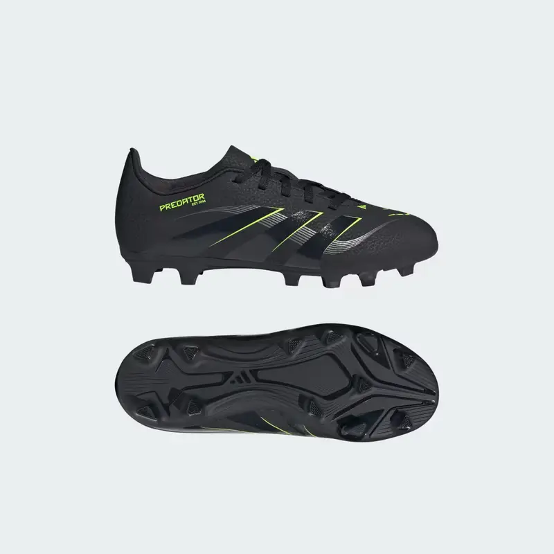 Scarpe da calcio Predator Club Firm/Multi-Ground per bambini Core Black