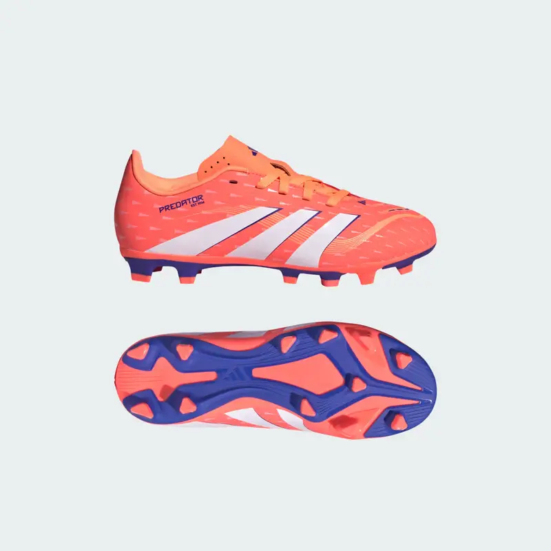 Scarpe da calcio Predator Club Firm/Multi-Ground per bambini Signal Coral