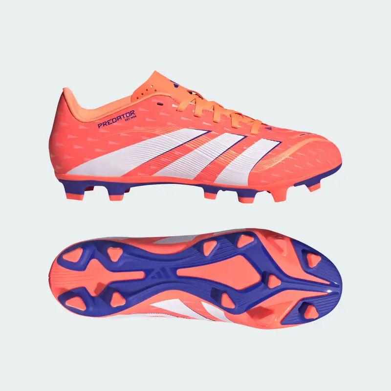 Scarpe da calcio Predator Club per terreni compatti e superfici miste Signal Coral