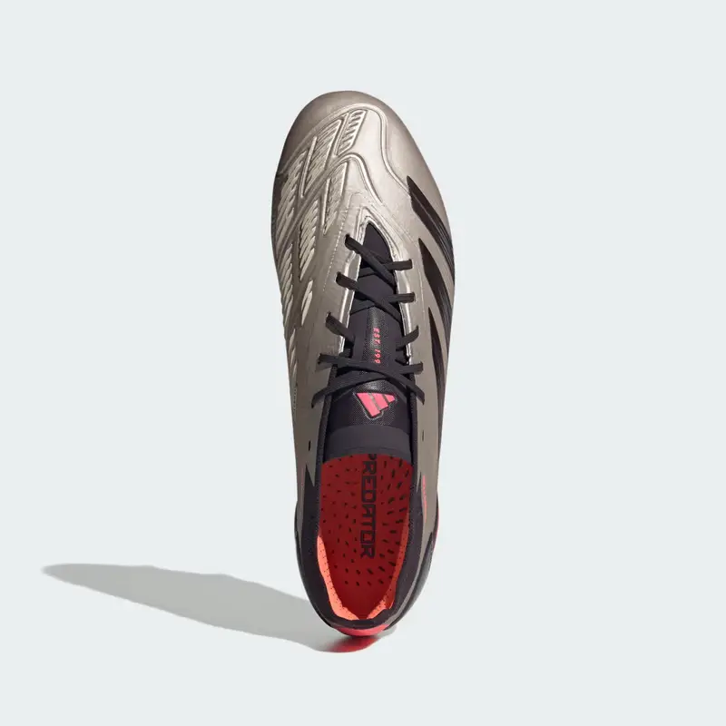 Scarpe da calcio Predator Elite Firm Ground Platinum Metallic miniatura 3