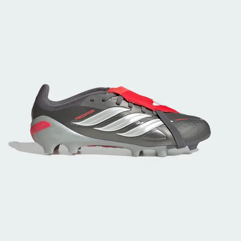 Scarpe da calcio PREDATOR ELITE Fold-Over Tongue Firm Ground Iron Metallic miniatura 2