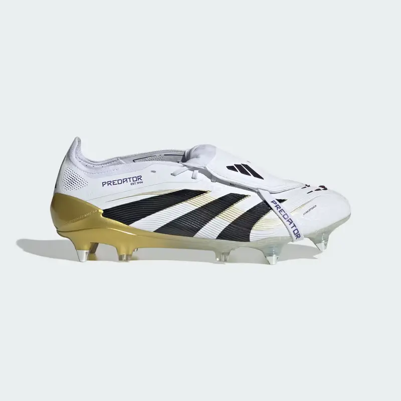 Scarpe da calcio Predator Elite Fold-Over Tongue Soft Ground Cloud White miniatura 2