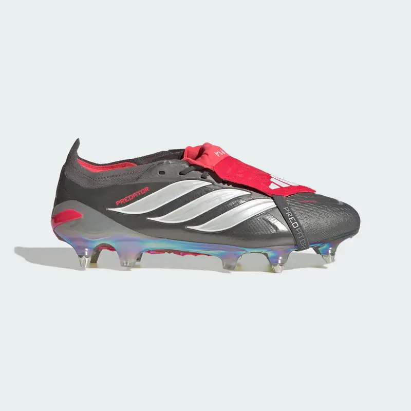 Scarpe da calcio PREDATOR ELITE Fold-Over Tongue Soft Ground Iron Metallic miniatura 2