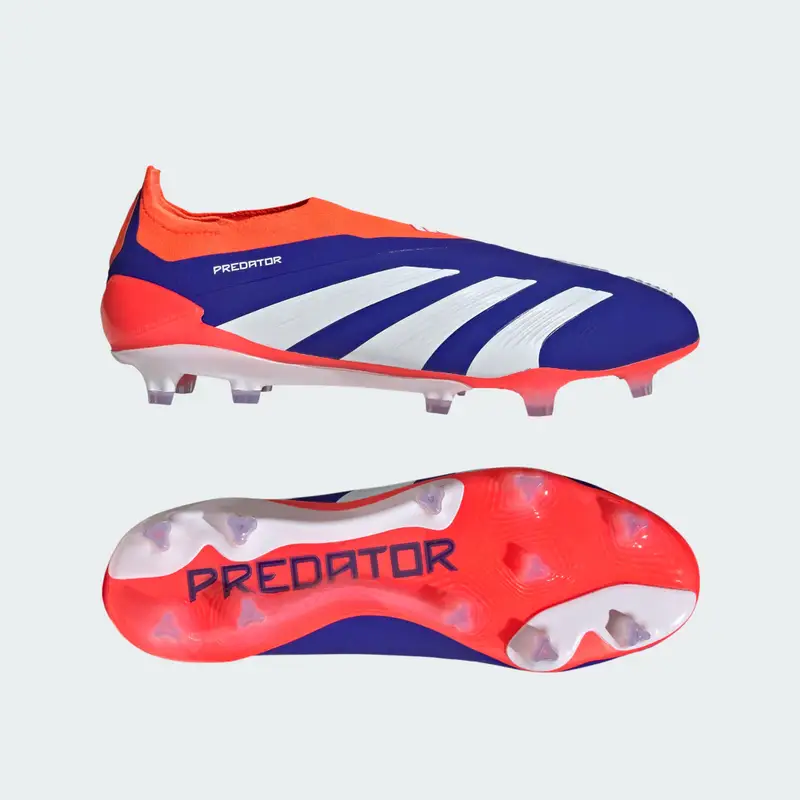 Scarpe da calcio Predator Elite Laceless Firm Ground Lucid Blue