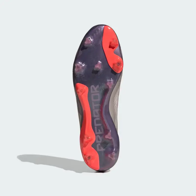 Scarpe da calcio Predator Elite Laceless Firm Ground Platinum Metallic miniatura 4