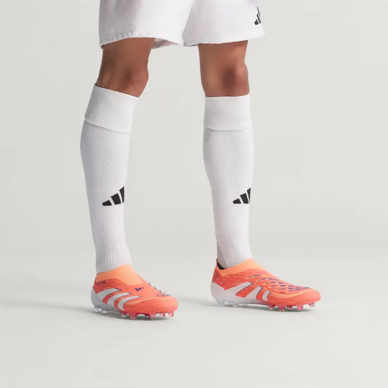 Scarpe da calcio Predator Elite Laceless per terreni compatti Signal Coral miniatura 2