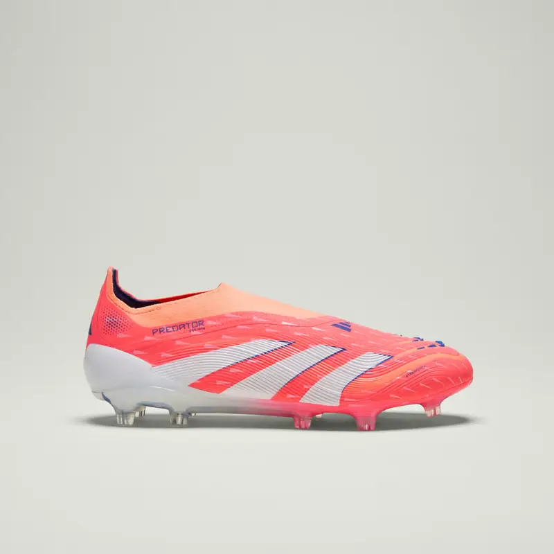 Scarpe da calcio Predator Elite Laceless per terreni compatti Signal Coral miniatura 3