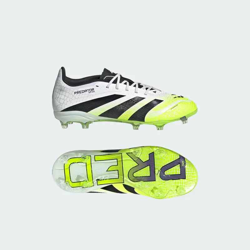 Scarpe da calcio Predator Elite per Terreni Compatti Bambini Cloud White