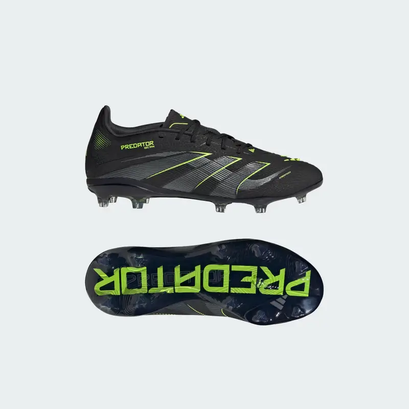 Scarpe da calcio Predator Elite per Terreni Compatti Bambini Core Black