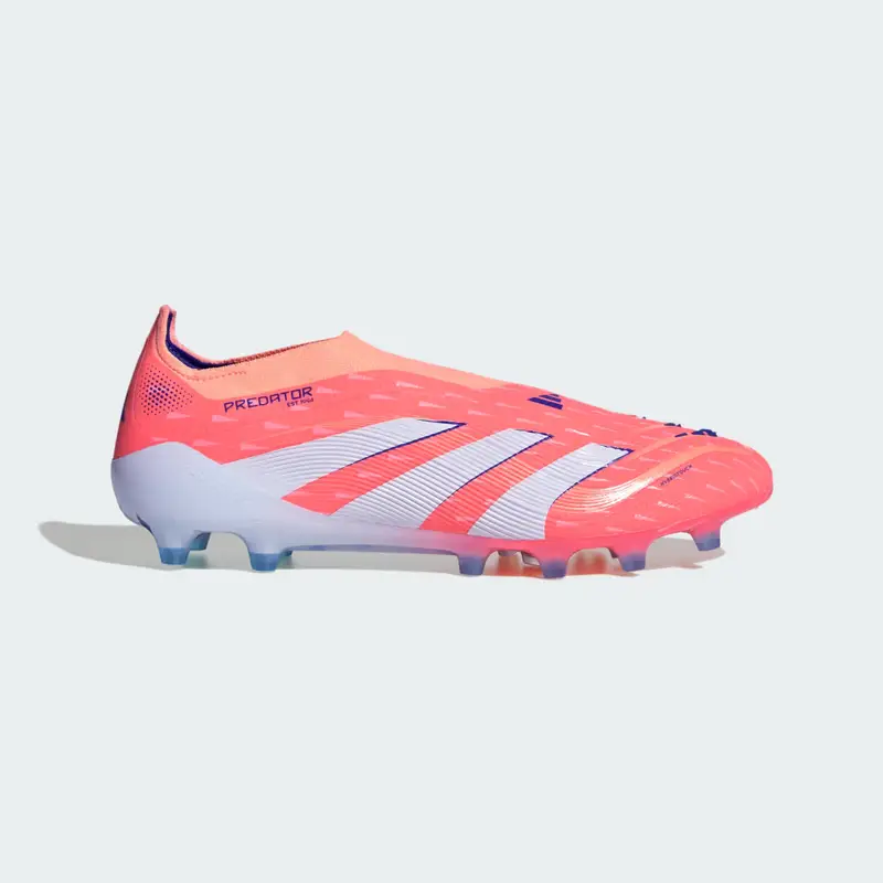 Scarpe da calcio Predator Elite senza lacci per erba artificiale Signal Coral miniatura 2
