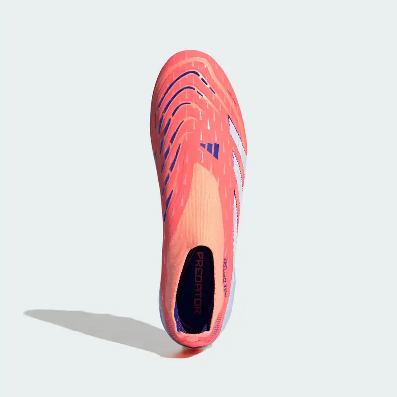 Scarpe da calcio Predator Elite senza lacci per erba artificiale Signal Coral miniatura 3