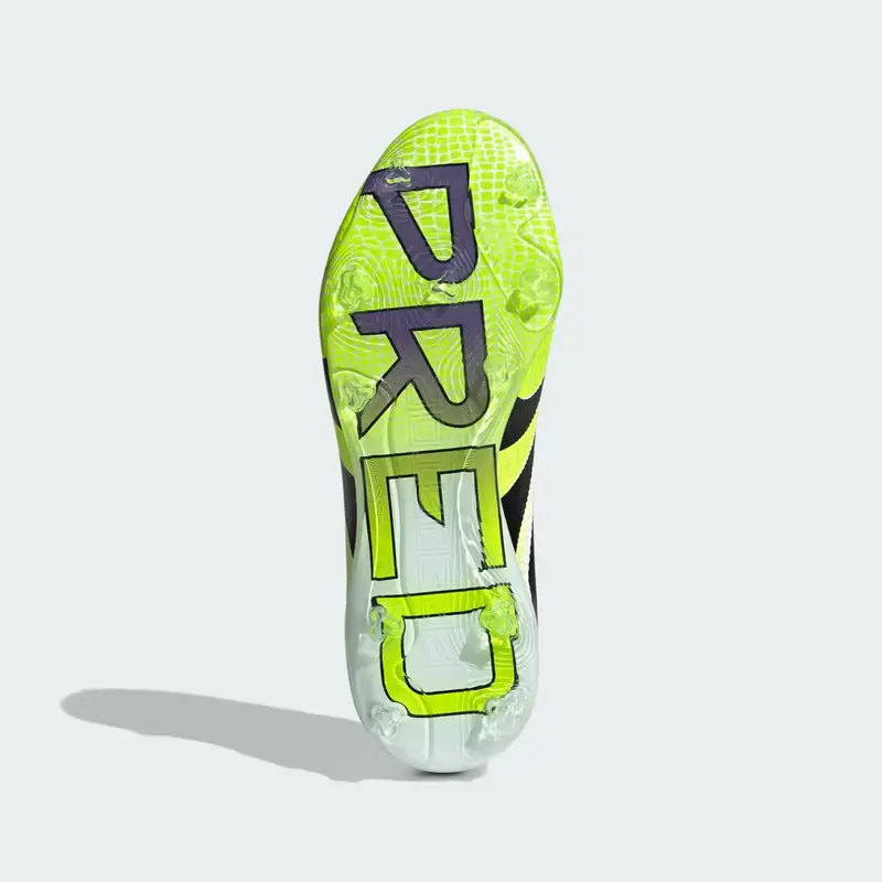 Scarpe da calcio Predator Elite senza lacci per terreni naturali compatti per bambini e bambine Cloud White miniatura 4