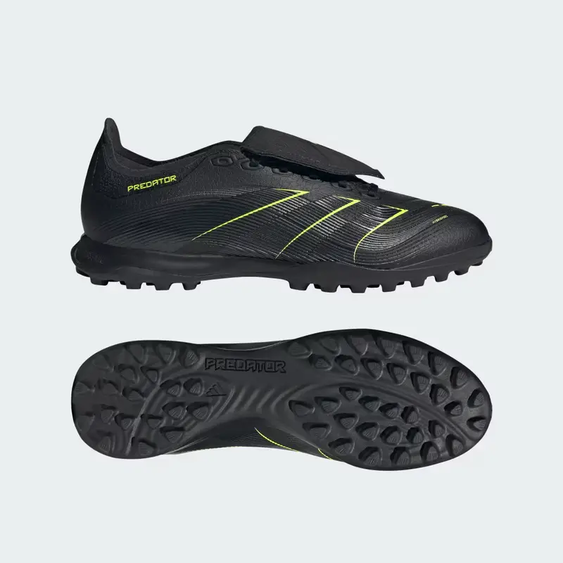 Scarpe da calcio Predator League con linguetta ripiegabile per erba sintetica Core Black