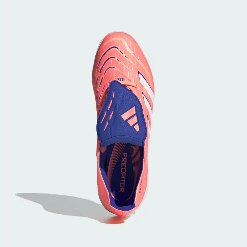 Scarpe da calcio Predator League con linguetta ripiegabile per erba sintetica Signal Coral miniatura 3