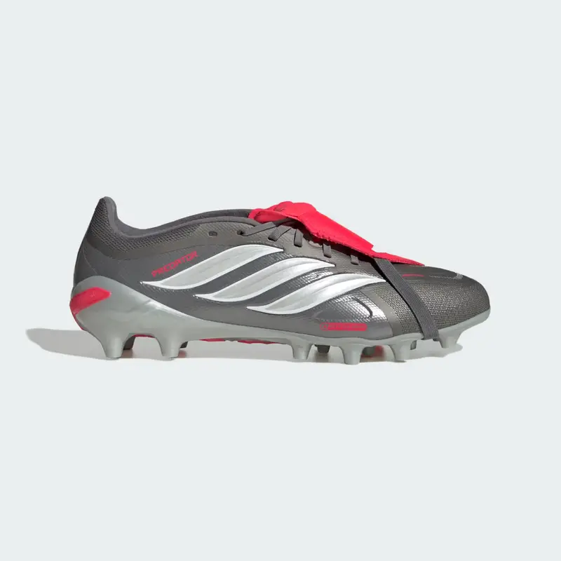 Scarpe da calcio Predator League con linguetta ripiegabile per superfici in erba artificiale Iron Metallic miniatura 2