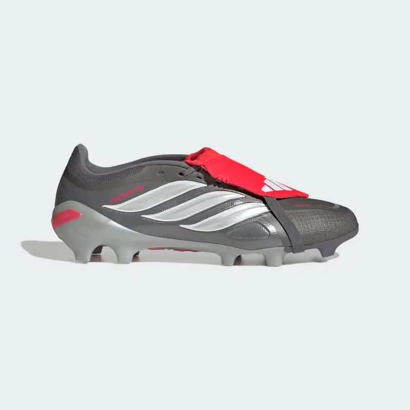 Scarpe da calcio PREDATOR LEAGUE FOLD-OVER TONGUE FIRM GROUND Iron Metallic miniatura 2