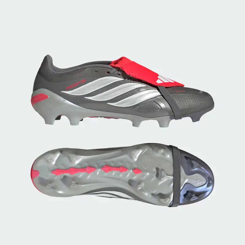Scarpe da calcio PREDATOR LEAGUE FOLD-OVER TONGUE FIRM GROUND Iron Metallic