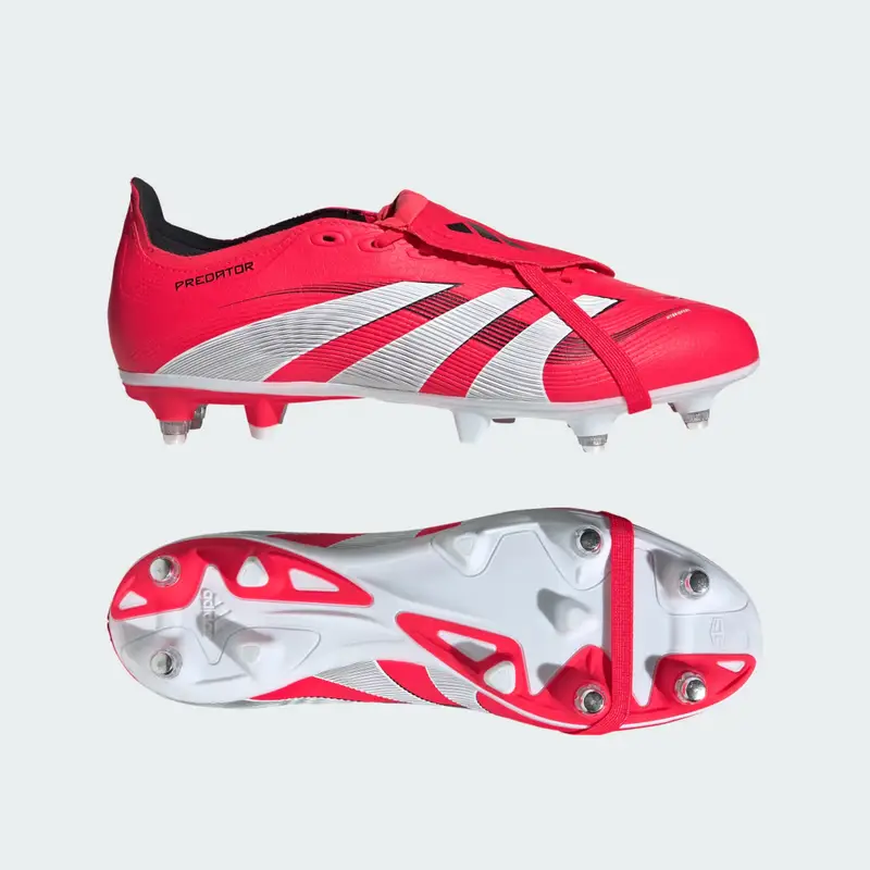Scarpe da calcio Predator League Fold-Over Tongue Soft Ground Lucid Red