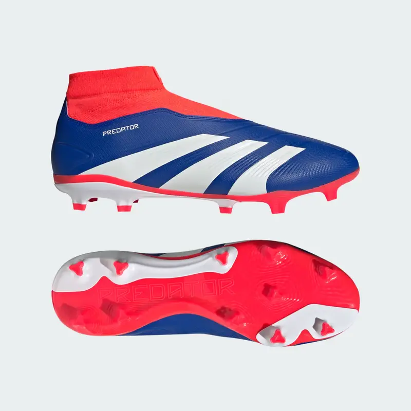 Scarpe da calcio Predator League Laceless Firm Ground Lucid Blue