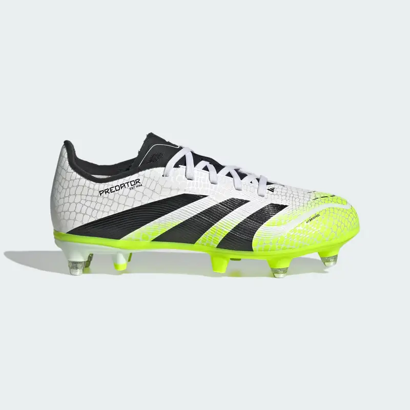 Scarpe da calcio Predator League per terreni morbidi Bambini Cloud White miniatura 2