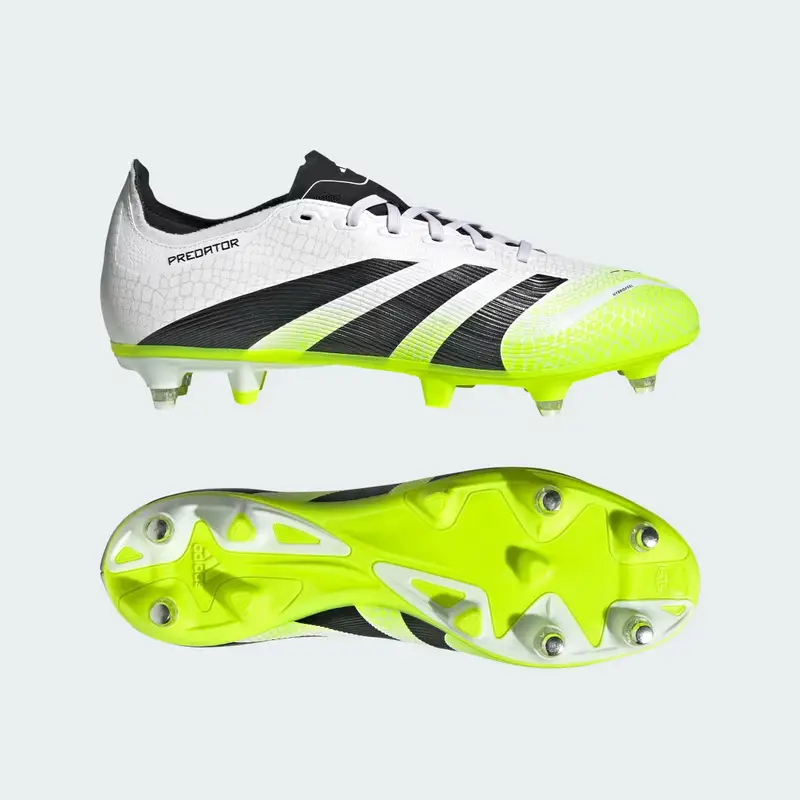 Scarpe da calcio Predator League per terreni naturali morbidi Cloud White