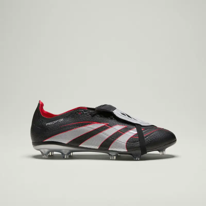 Scarpe da calcio Predator Obsidian Strike con linguetta pieghevole per terreni solidi/multipli Core Black miniatura 3