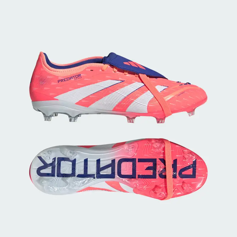 Scarpe da calcio Predator Pro con linguetta ripiegabile â Terreni compatti Signal Coral