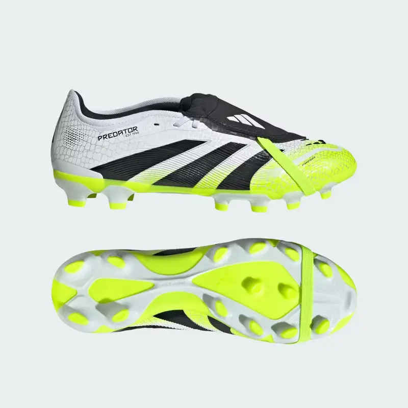 Scarpe da calcio Predator Pro con linguetta ripiegabile su piÃ¹ superfici Cloud White